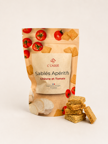 Shortbread apéritifs Chèvre / tomate